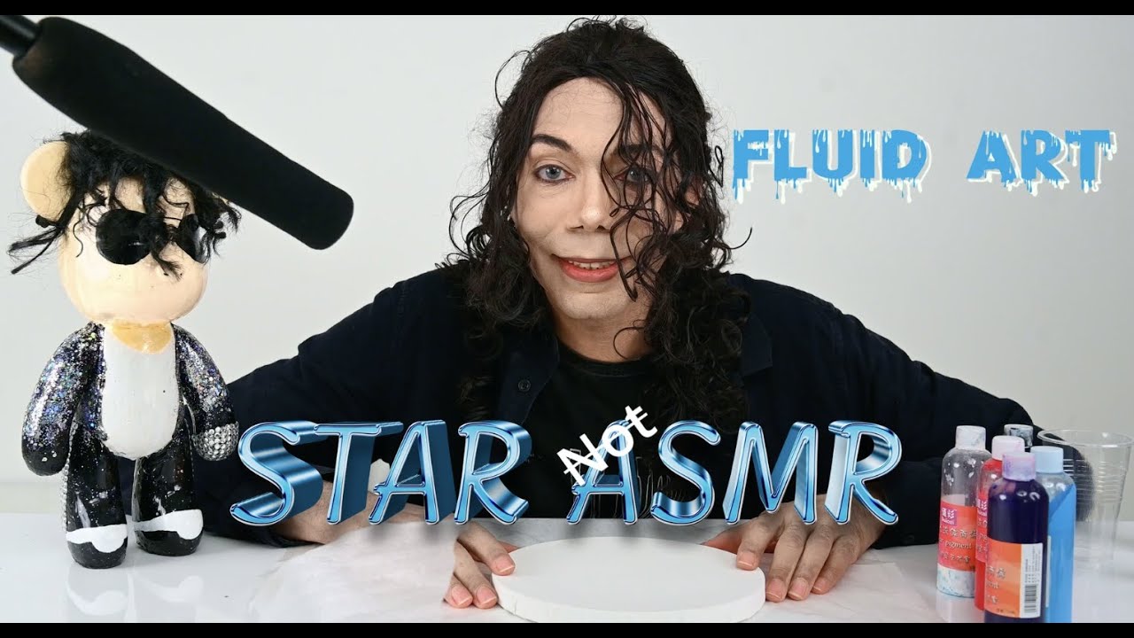 FluidArt | Fluid Pour try | STAR ASMR | Michael Jackson Lookalike
