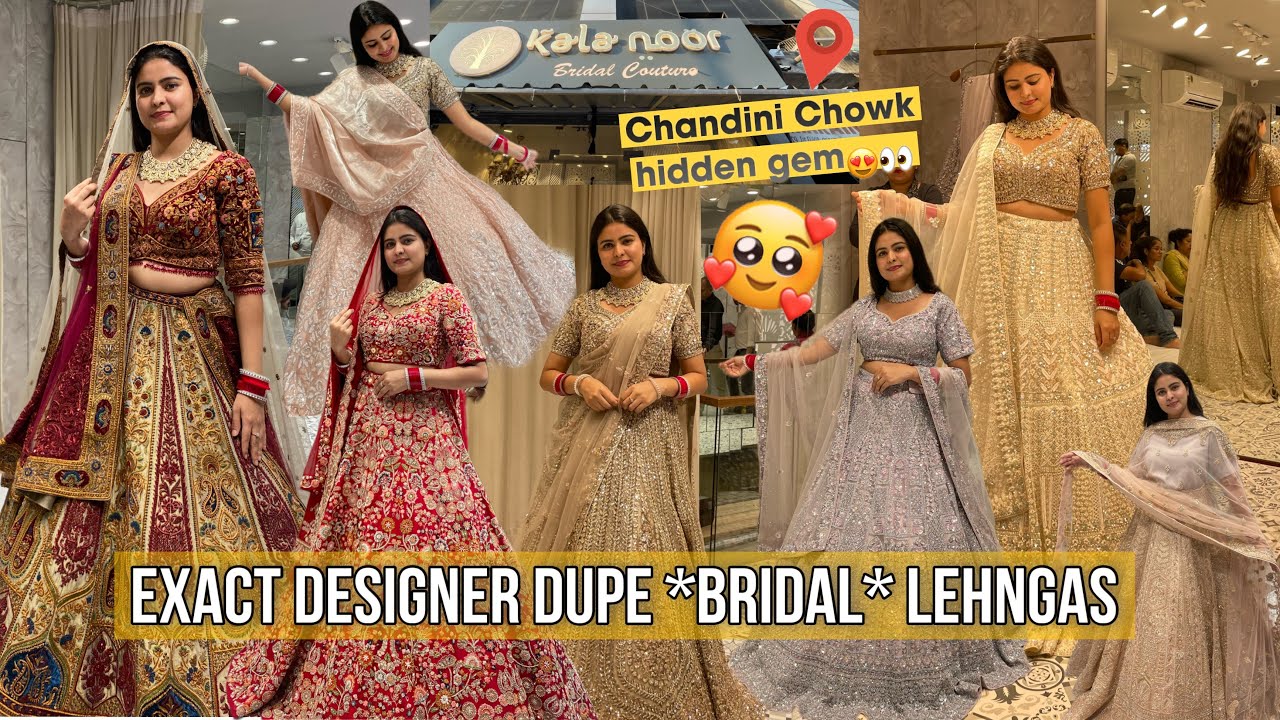 TRENDY DESIGNER *BRIDAL LEHNGAS* | Kalanoor Chandini Chowk Collection | Kashika