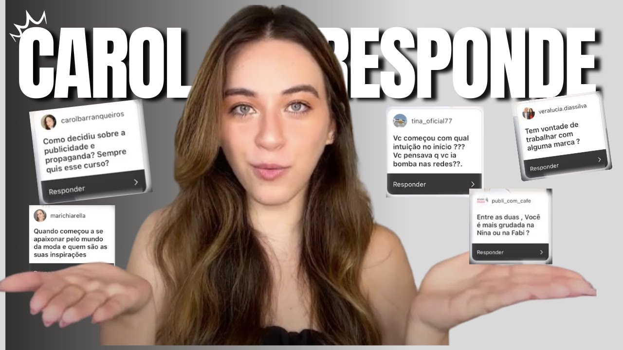 CAROL RESPONDE: FACULDADE, VOCÊ É MAIS GRUDADA COM A NIINA SECRETS OU COM A FABI SANTINA...