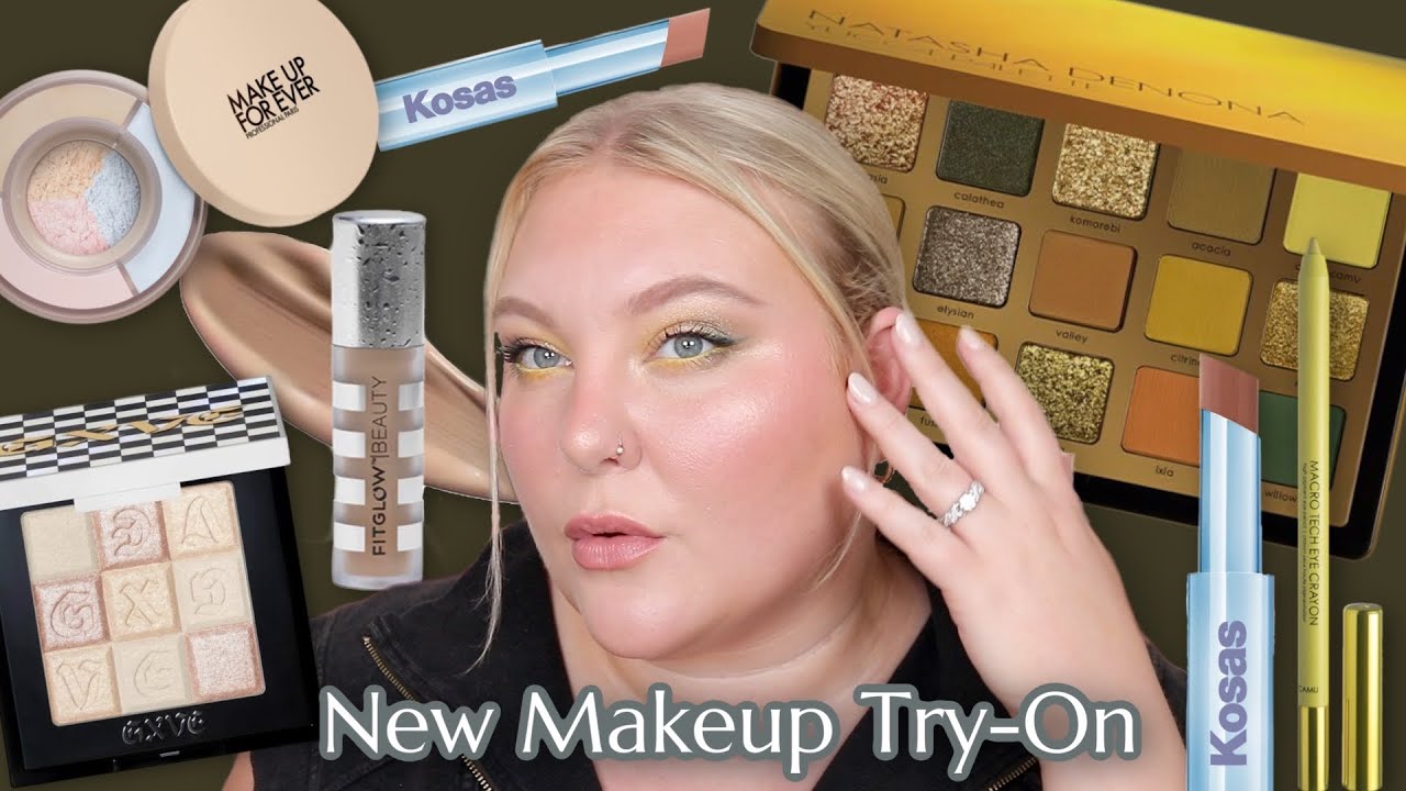 Surprise, Surprise.... New Makeup Try-On: Natasha Denona Yucca, Kosas Wet Sticks & GXVE Cheek Glow!