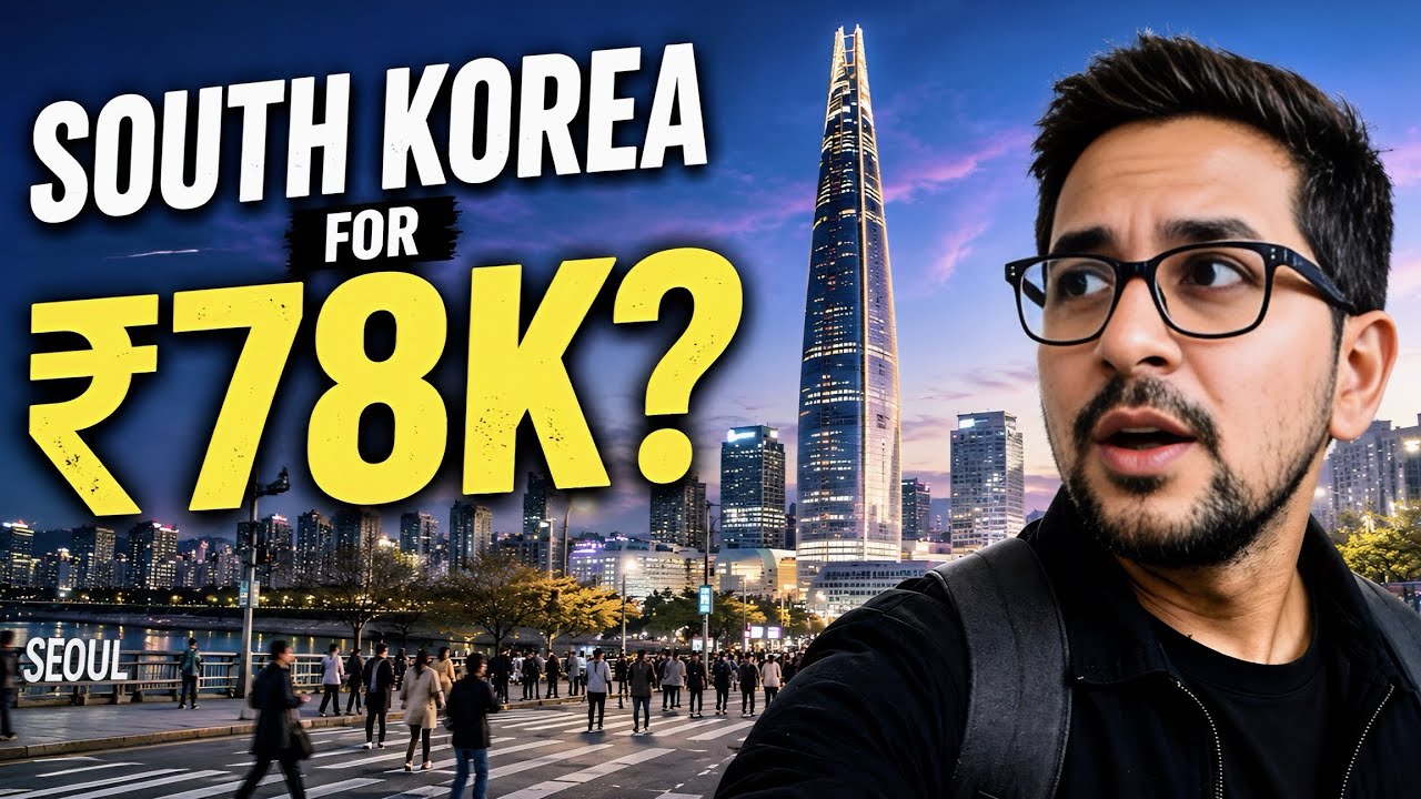 MY SOUTH KOREA TRIP COST 78,000 ₹ 🇰🇷 (Detailed Budget Breakdown)