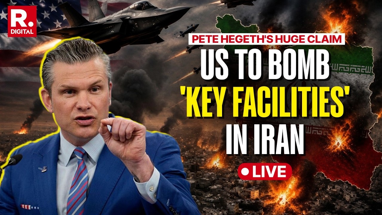 US-Iran War LIVE: Will Bomb 'Key Facilities' In Tehran; Defence Secy Hegseth Reveals Big Strike Plan