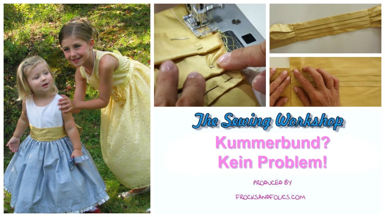 Wie man einen Kummerbund näht | Hochzeit | Blumenmädchenkleid | DIY | Frocks & Frolics
