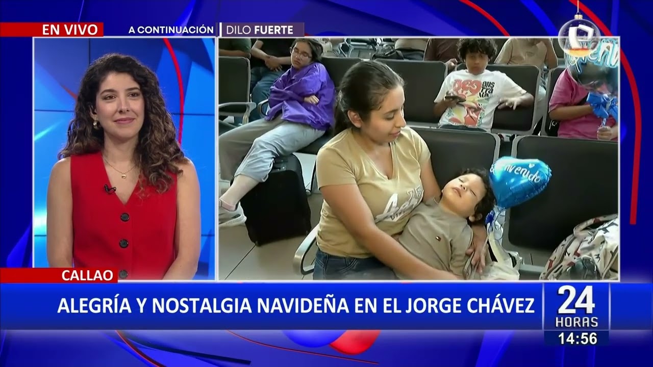 Aeropuerto Jorge Chávez: familias protagonizan conmovedores reencuentros por Navidad