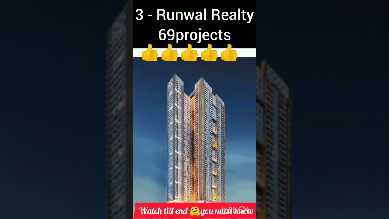 Top 5 Builders in Mumbai 😲😲🤩😲🤩😲 #shorts