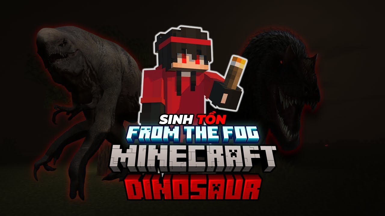 MINECRAFT DINOSAUR KINH DỊ : MÌNH SỐNG SÓT KHỎI LOÀI KHỦNG LONG ĐỘT BIẾN !!?