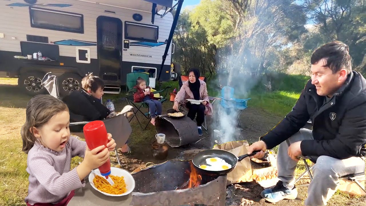Caravanning Vlog With Family at Caravan Park, Perth Australia | Part 1