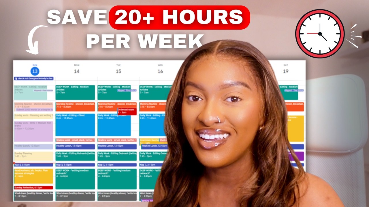 5 ONE-MINUTE Habits That Save 20+ Hours a Week - Time Management For Busy People