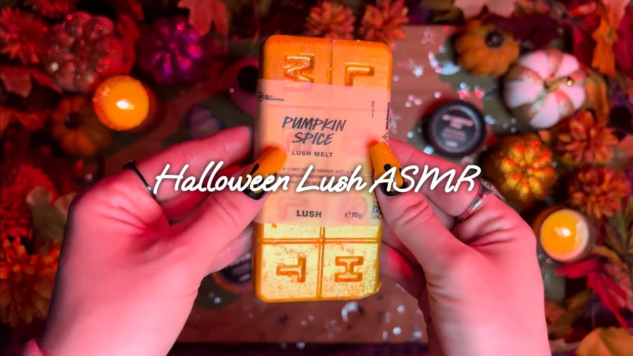 ASMR Halloween LUSH Unboxing with Crinkles, Cardboard, Plastic, Tapping & Sparkles