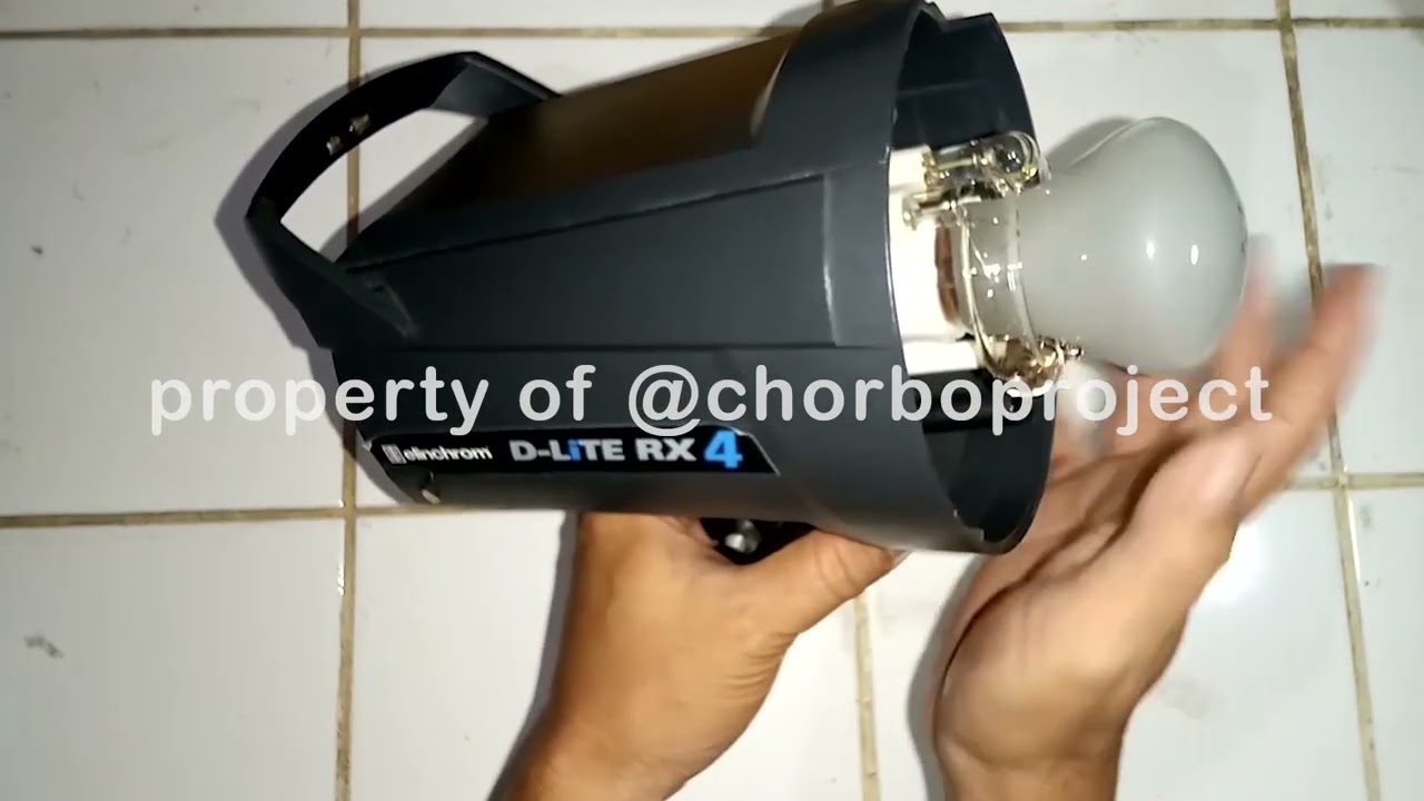 Service Elinchrom D-Lite RX4 400w Repair Error E4 board gosong salah servis lampu Swiss mungil