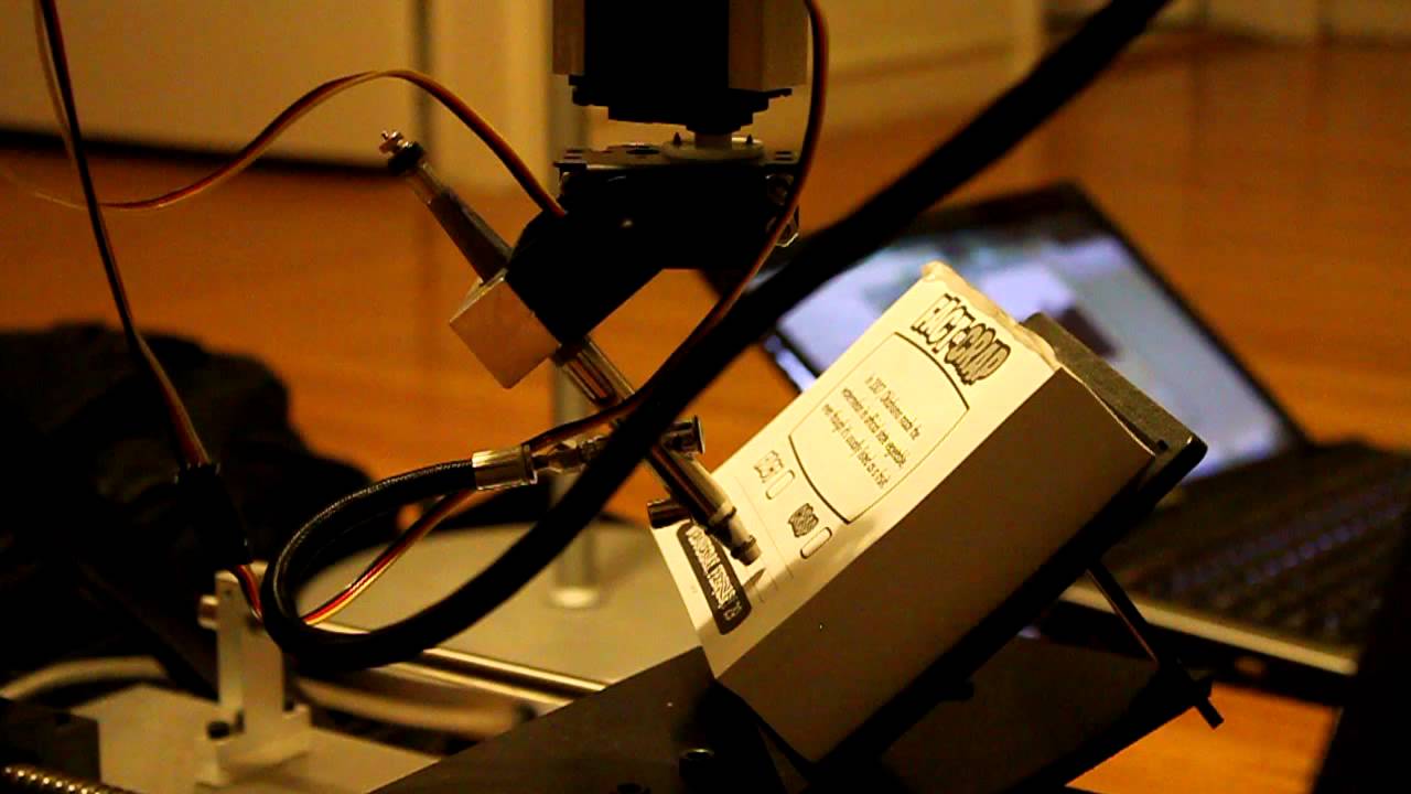 5-axis CNC Airbrush Painter Interpolation Test