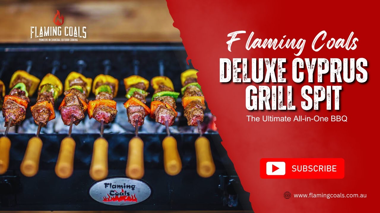 Flaming Coals Deluxe Cyprus Grill Spit: The Ultimate All-in-One BBQ