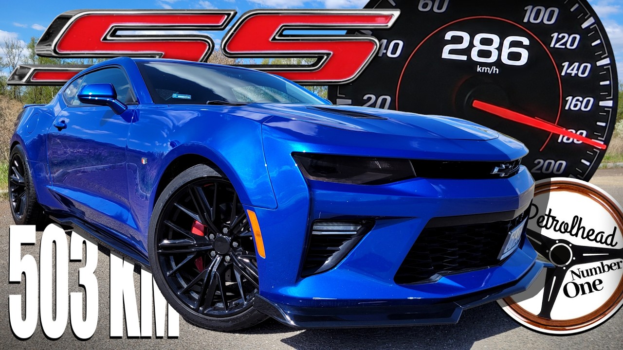 2017 Chevrolet Camaro SS 6.2 V8 (503 KM) | V-MAX, 0-100, 100-200, 200-250 km/h, Test, AUTOBAHN | 4K