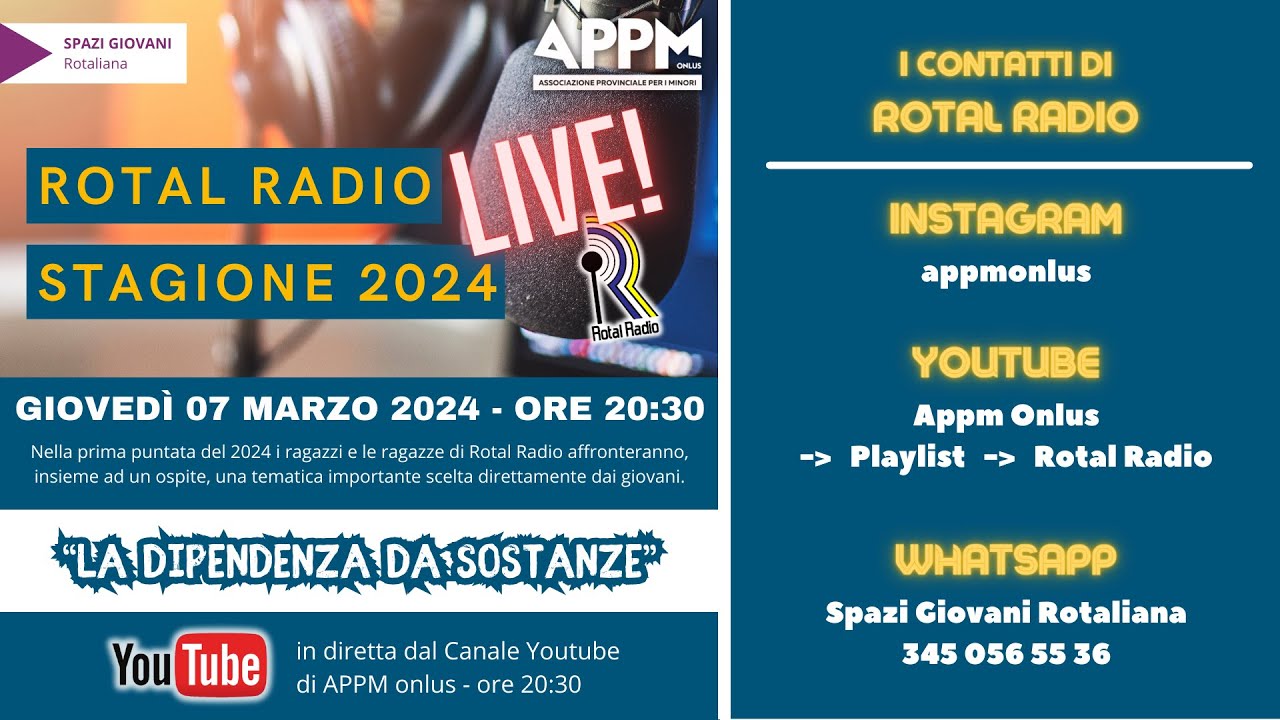 Rotal Radio 2024 - Le Dipendenze da Sostanze - Scelte, Sfide e Libertà