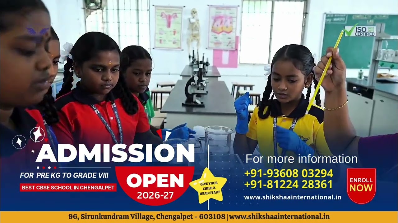 Admissions open 2026-27 @ SHIKSHAA INTERNATIONAL SCHOOL 🎒🏫... 