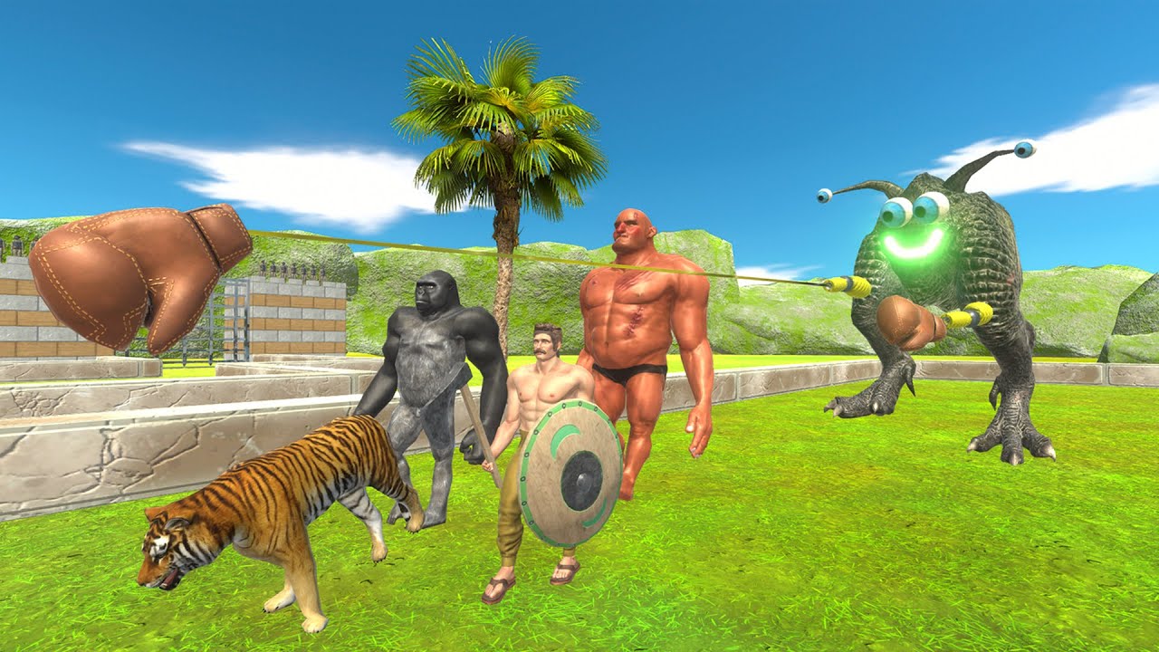 Escape from Monster One Punch - Animal Revolt Battle Simulator
