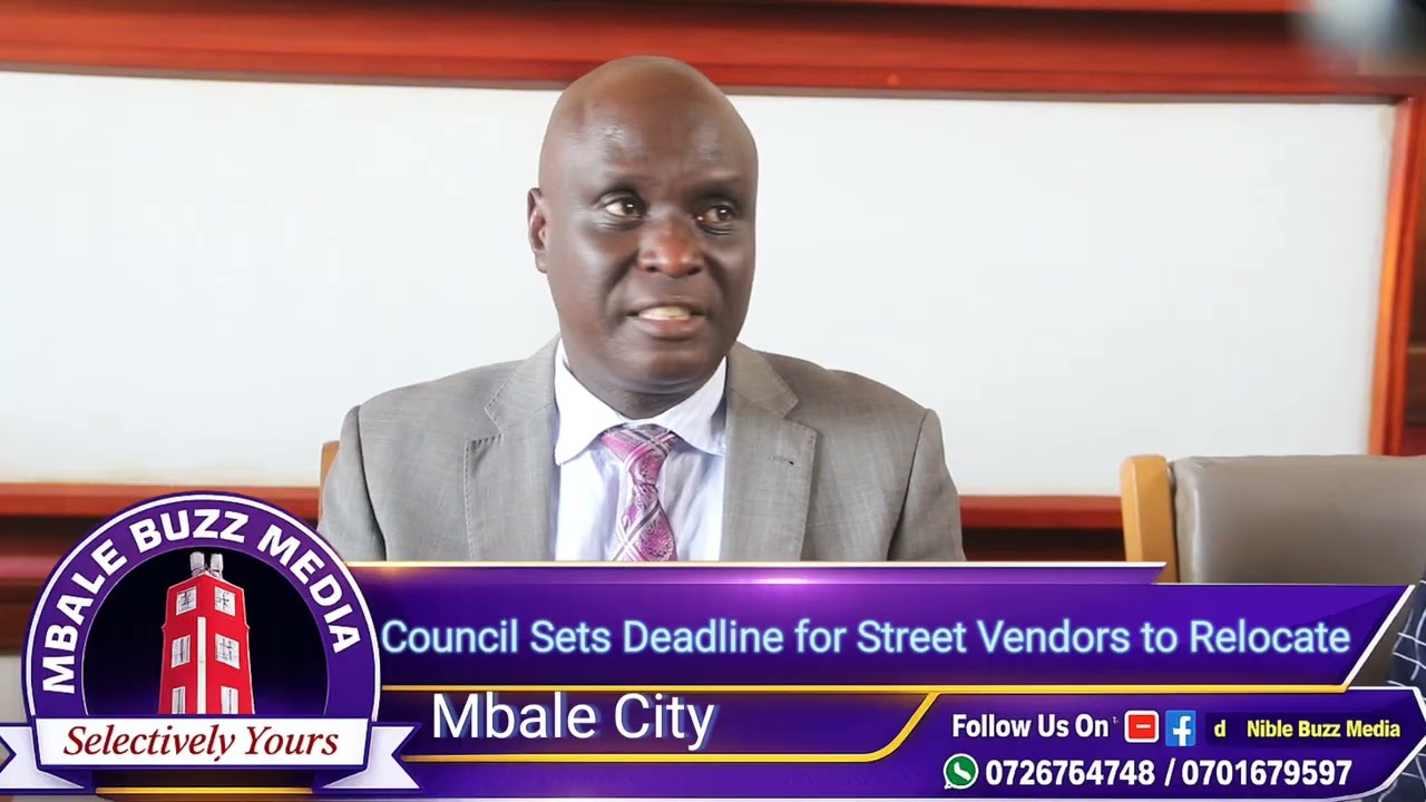 The Mbale City Council has announced plans to evict vendors from the streets.