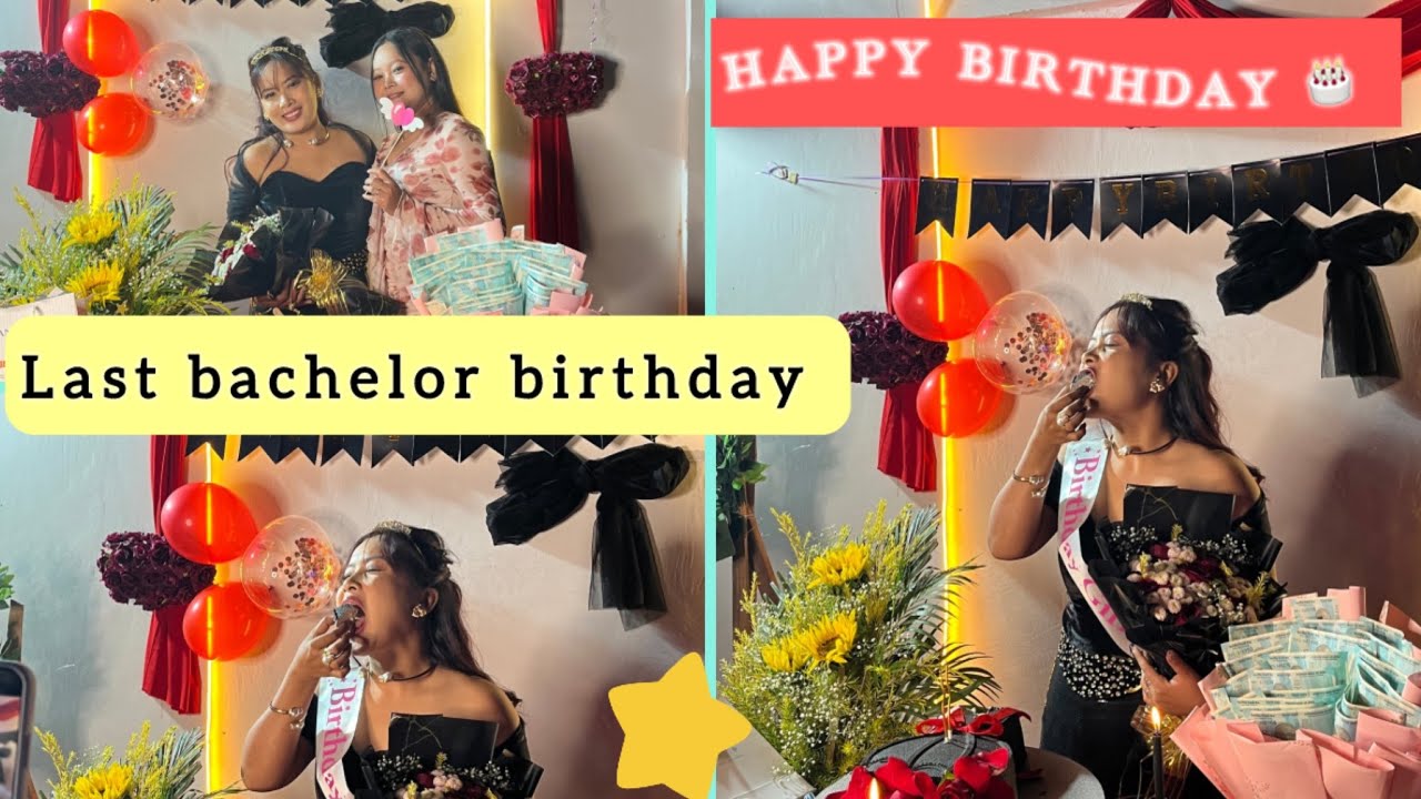 Last bachelorette birthday @MerryVlog_18n  jaga naithok sukha kwtal 🎶✌️@RumiDebbarmaofficial 