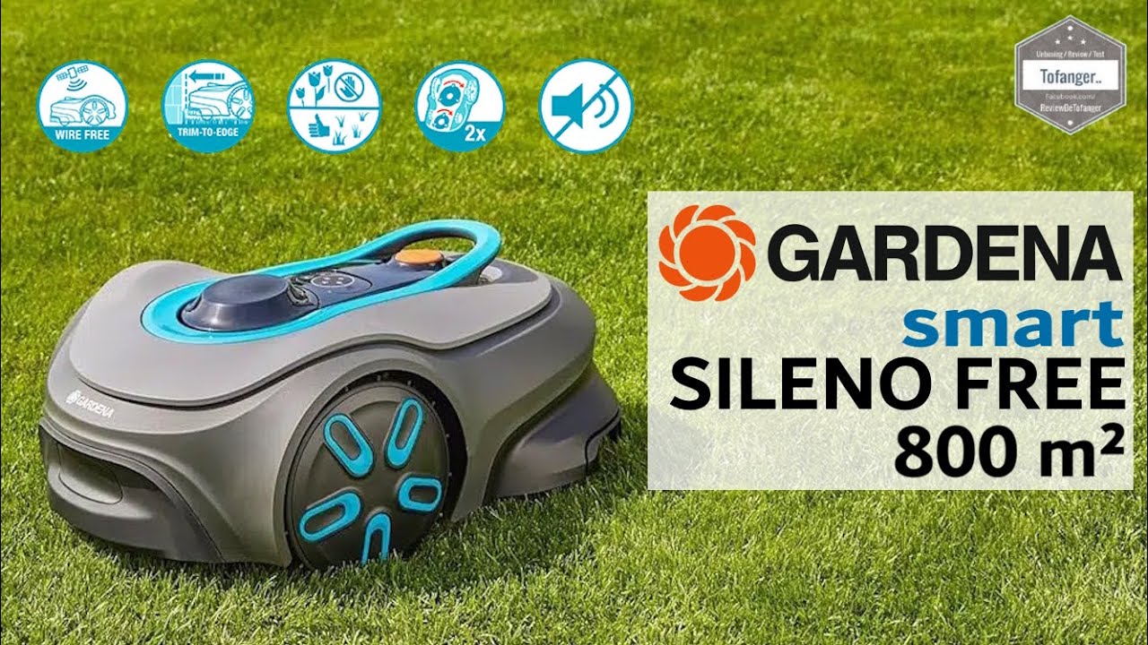 Gardena smart SILENO free 800 м² - подключенная роботизированная газонокосилка Gardena Husqvarna