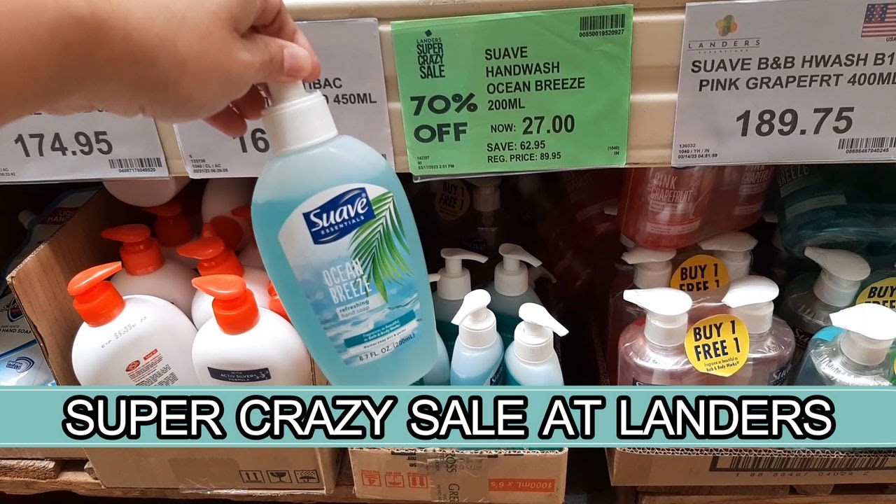 Super Crazy Sale at Landers Superstore 70% OFF Piso Sale Non Food Items March 2023