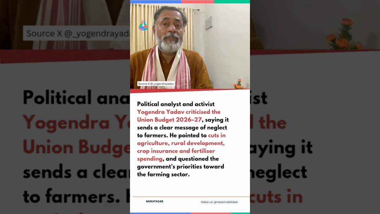 Union Budget 2026–27 neglected farmers to farmers. 