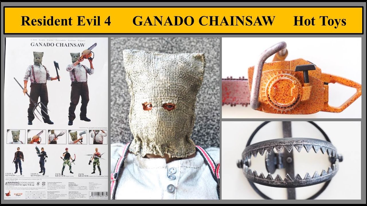 Resident Evil 4 GANADO CHAINSAW 1/6 Figure Hot Toys Unboxing & Review Part 1 [ESY0095]