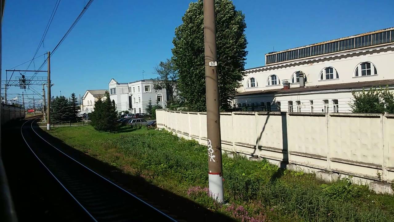 Санкт-Петербург-Витебский - Царское Село из окна ЭР2Т-7194