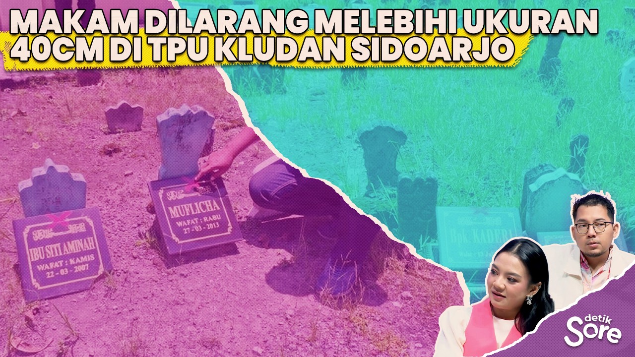 Ratusan Makam di TPU Kludan Sidoarjo Ditandai Silang Merah, Tuai Protes Warga