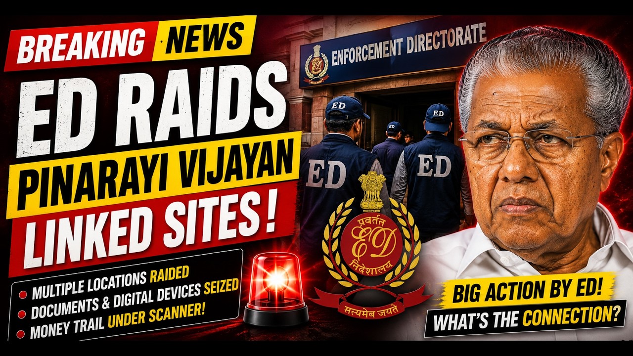 ED Raids Pinarayi Vijayan Linked Sites | Kerala Money Laundering Probe Intensifies | News9