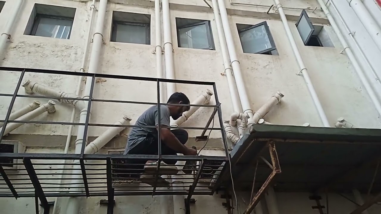 Duct removing buy jack hammer A A SHAH ENGINEERING DUCTING WORKS 9619534905 Asad shah
