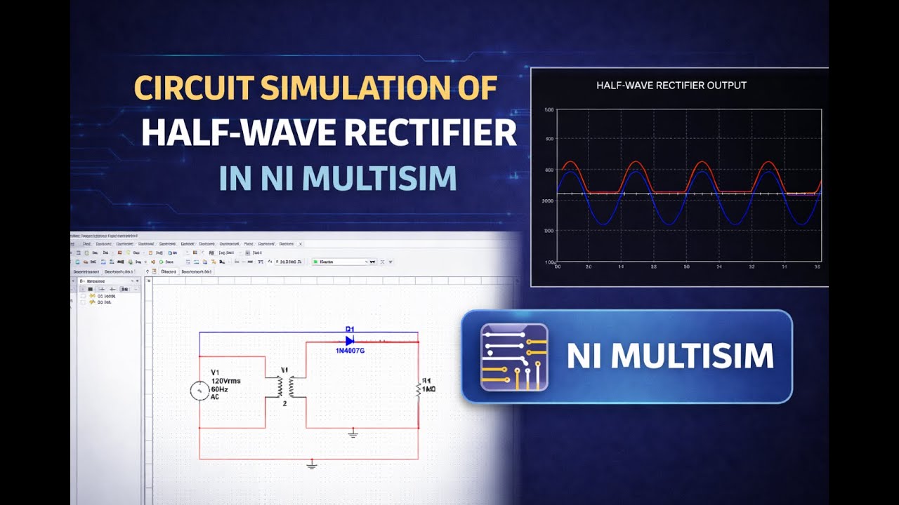 SIMULATION OF HALF WAVE RECTIFIER