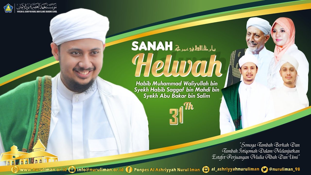 Ucapan Milad Untuk Habib Muhammad Waliyullah Yang Ke- 31