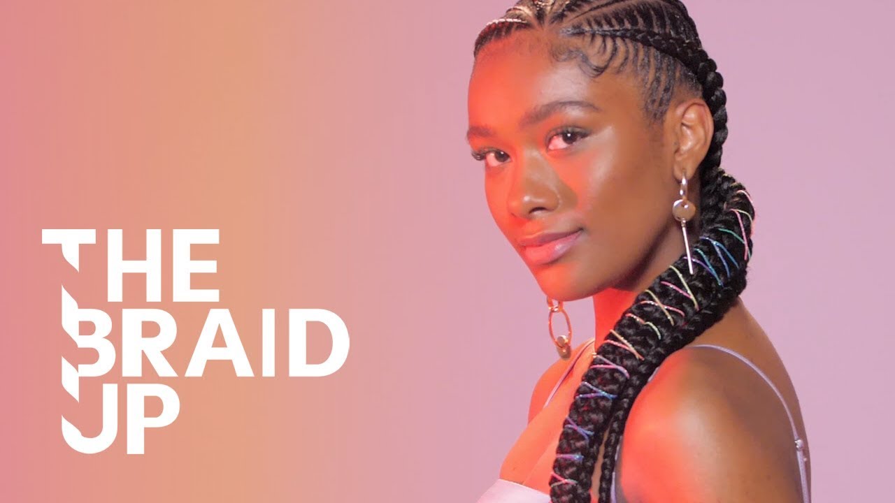 Rainbow Stitch Braids | The Braid Up | Cosmopolitan