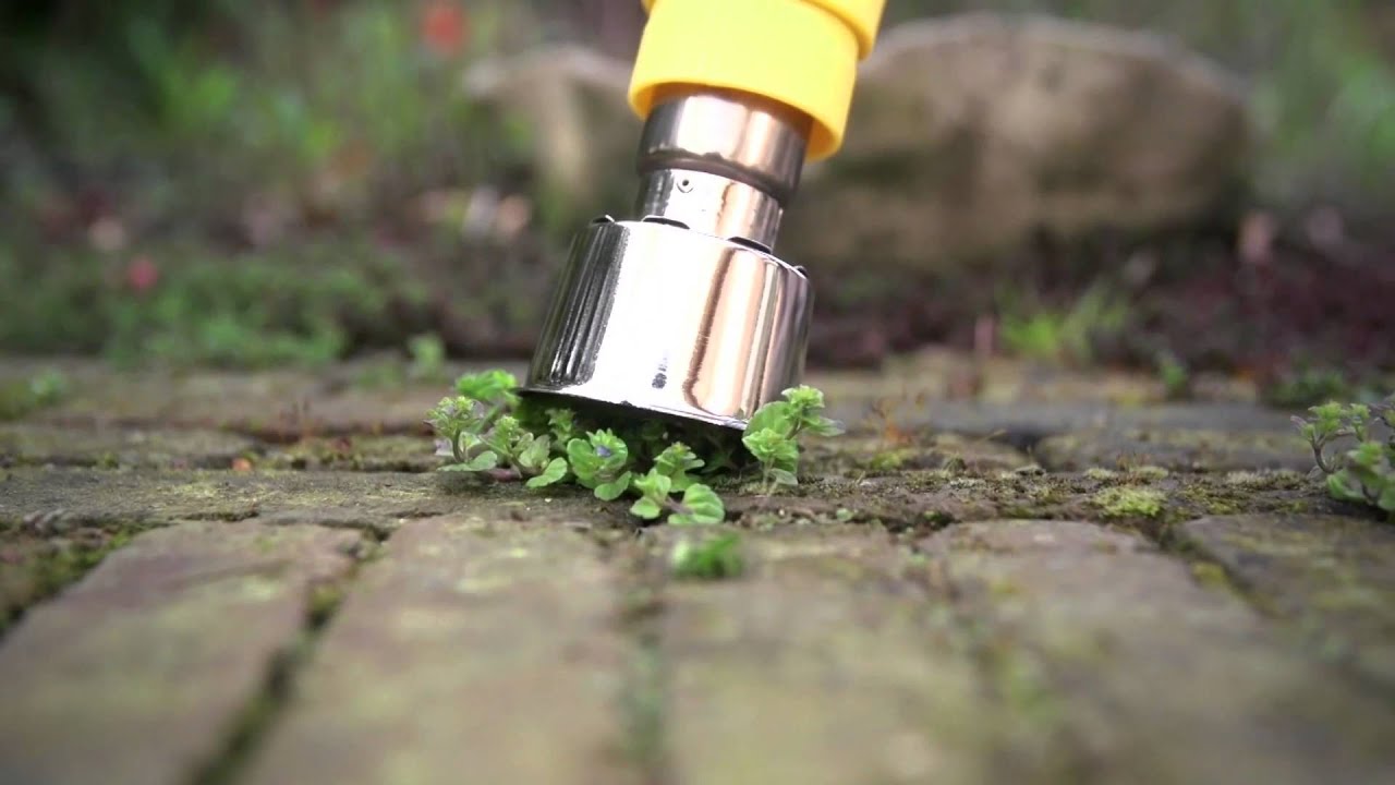 Onkruid verwijderen van je terras