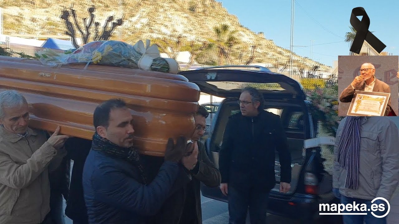 Multitudinario Funeral de Antonio Lopez en Archena