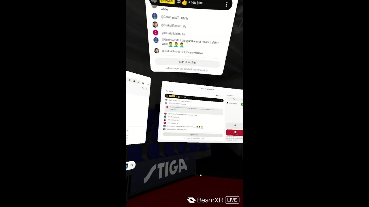 play vr table tennis with me #chat