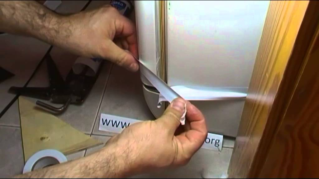 REPARACION BASICA DE LA GOMA DE LA PUERTA DE UN FRIGORIFICO