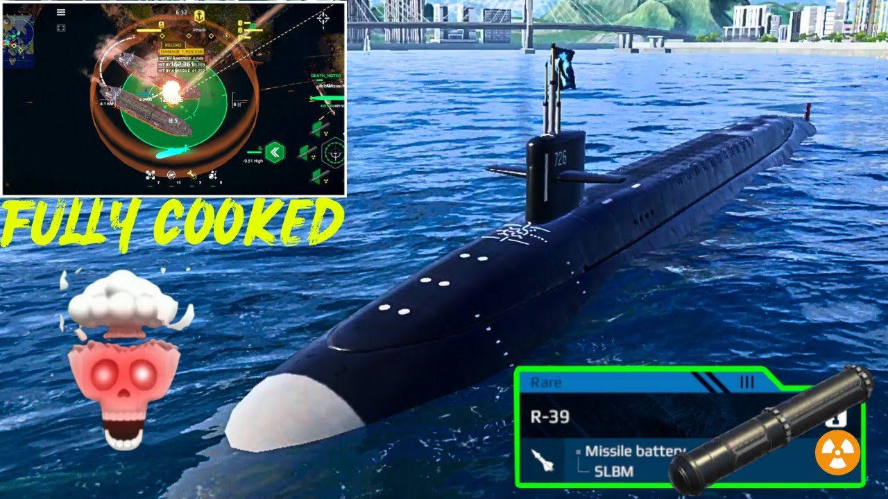 USS OHIO With - R-39 New Nuclear SLBM☠️- in Escort mode 🔥 modern warships 