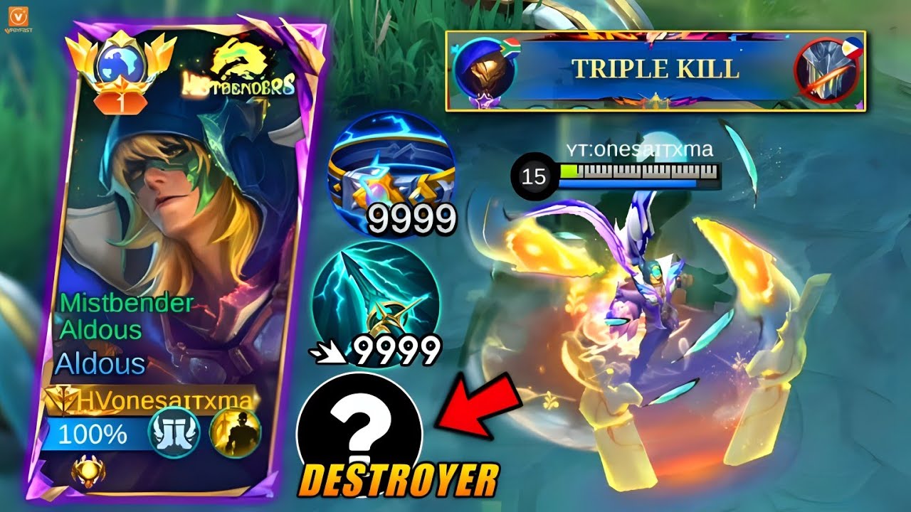 GLOBAL ALDOUS FULL UNLIMITED TRUE DAMAGE BUILD 2025!!💀 (insane damage build) - Mobile Legends