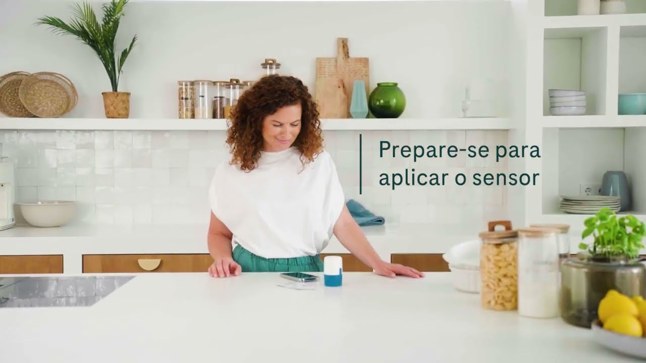 Accu-Chek SmartGuide - Como aplicar o sensor