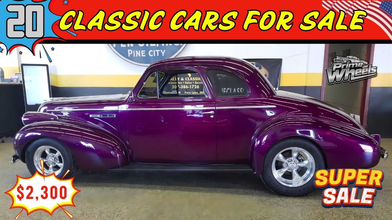 20 Cheap Classic Cars For Sale by Owner today