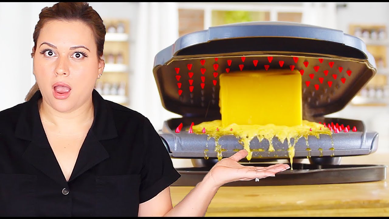 Melting a Block of Cheese with the new GRANITESTONE Diamond Grill