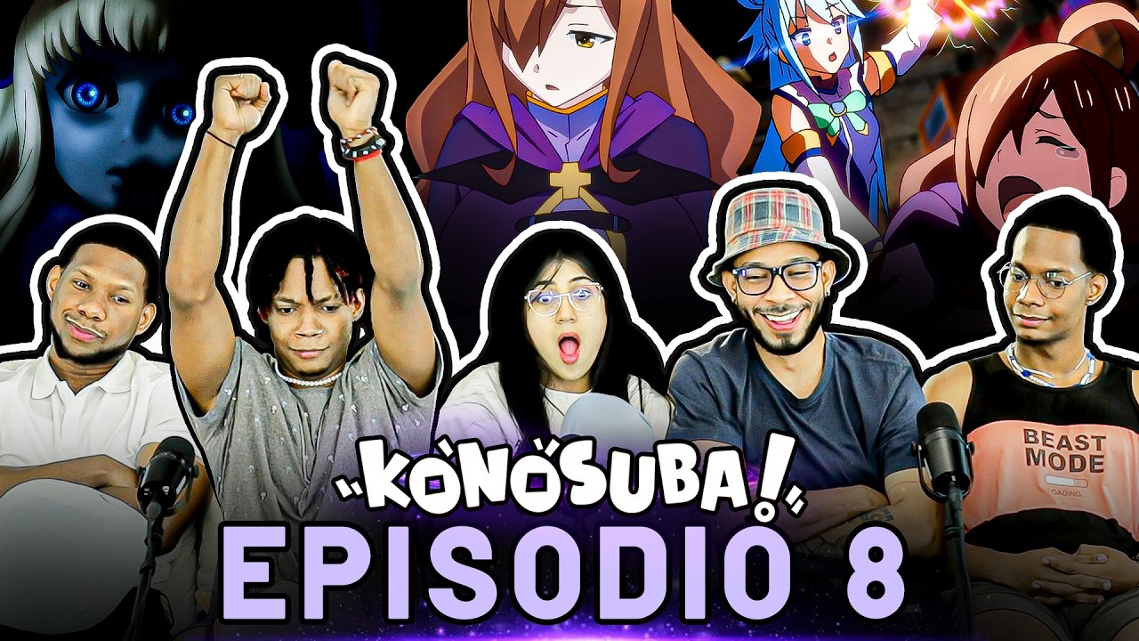 Casa embrujada con muñecas! 😭 | KonoSuba! Ep 8 Reacción