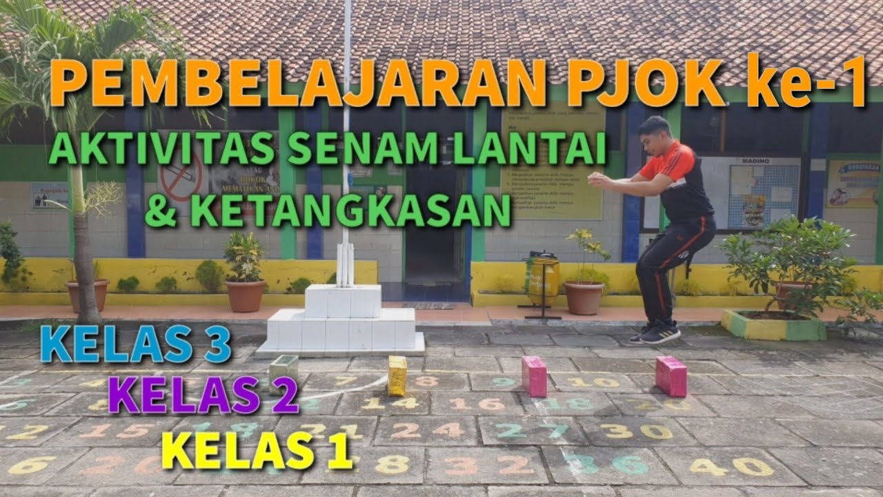 Materi PJOK Kelas 1,2, dan 3 Senam Lantai / Senam Ketangkasan Pembelajaran ke-1 Semester II