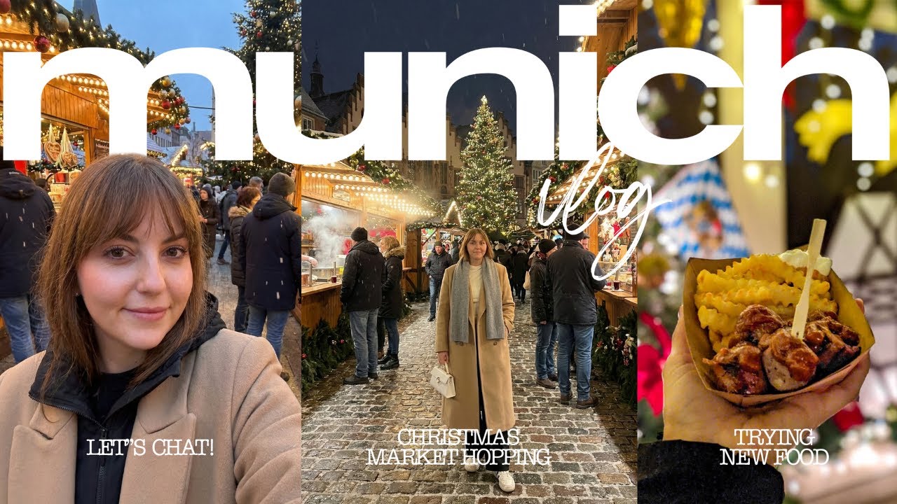 Видеоблог | Романтизируем зиму в Мюнхене 🎄 Рождественские ярмарки, новые открытия + разговоры о п...
