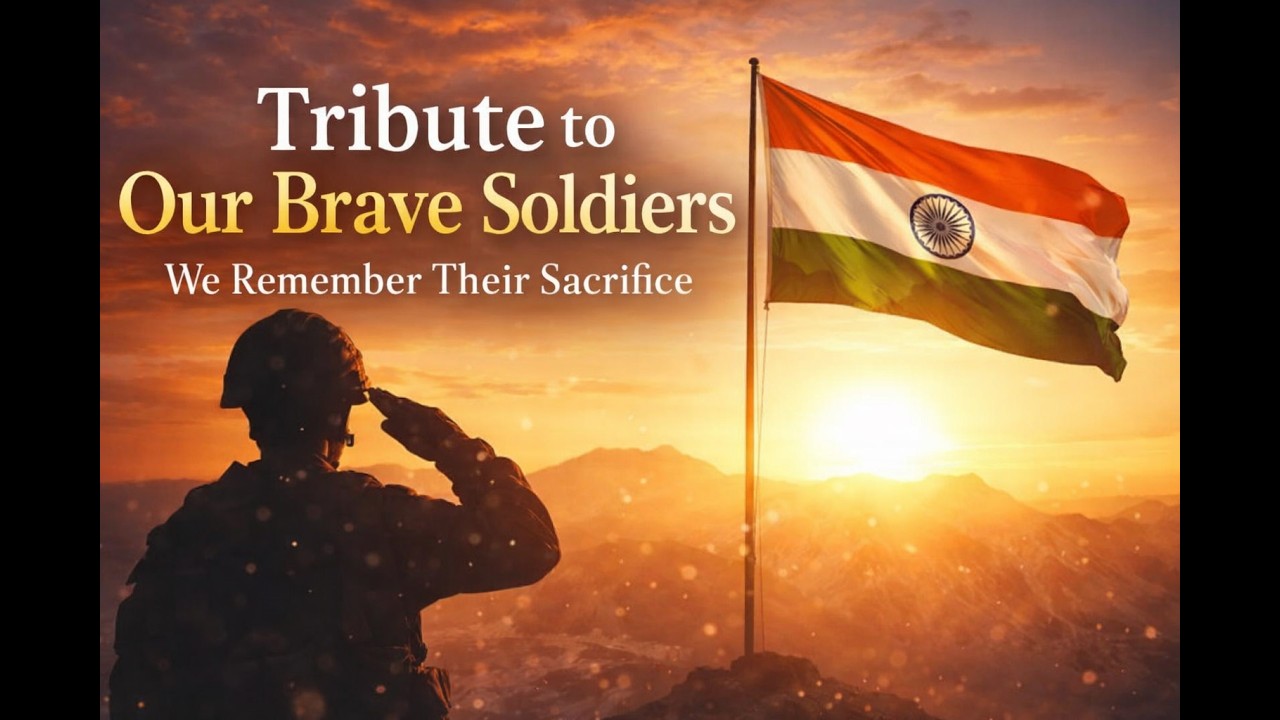 In Memory of Our Brave Soldiers | Emotional Tribute Song