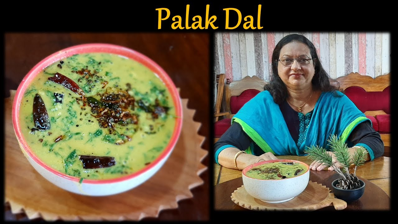 PALAK DAL | Spinach Lentil curry