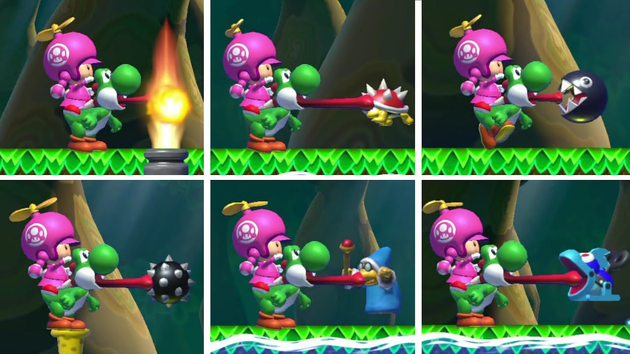 Yoshi Eat All Enemies 耀西吃所有敵人