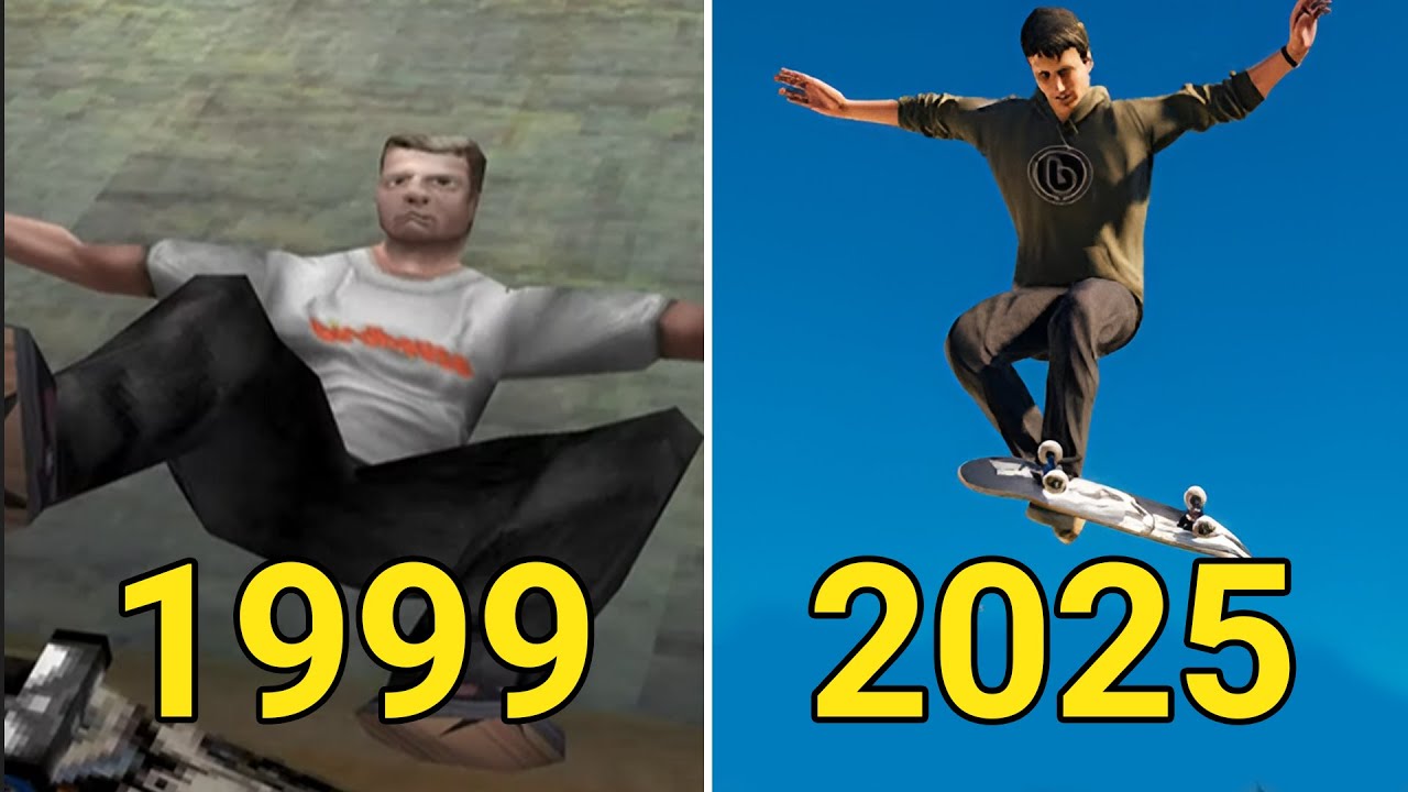 Эволюция игр Tony Hawk (1999-2025)