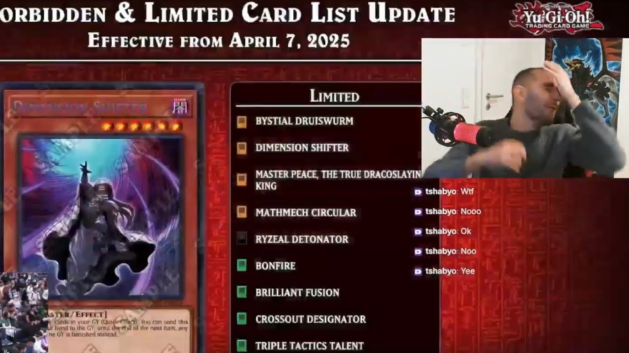 THE BIGGEST BANLIST EVER!!!! - LIVE BANLIST REACTION!